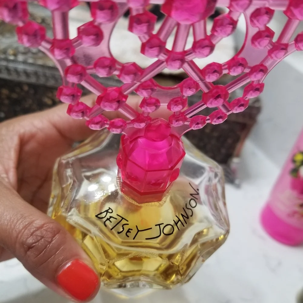 Betsey Johnson Perfume 3.4 oz and Body Lotion Set - Picture 5 of 7